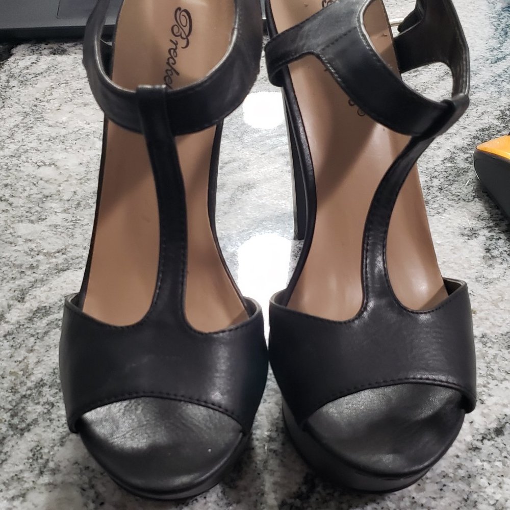 Sexy black high heels